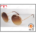 New Design and Fashion with Metal Decorated Flower for Ladies Sunglasses (KM14276)